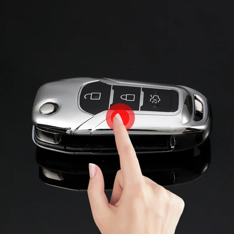 حافظة مفاتيح قابلة للطي للسيارة من مادة البولي يوريثان لسيارة فورد فيوجن فييستا مرافقة مونديو ايفرست رينجر شل فوب ملحقات حامل الحقائب