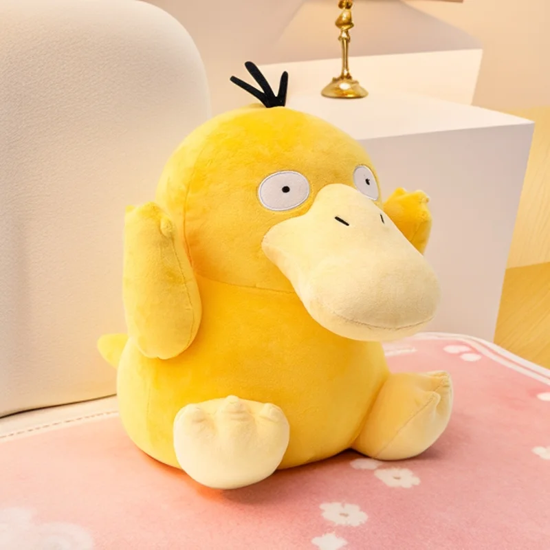 Alta qualidade 25-50cm pokemon psyduck amarelo pelúcia boneca macia rir pelúcia anime brinquedo de pelúcia boneca macia presente de aniversário para crianças meninas