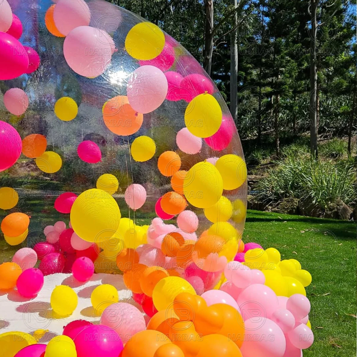 NAIRBAG-globo con cúpula de aire de 3m, casa de burbujas inflable de Pvc para exteriores, casa de burbujas de 10 pies y 13 pies, tienda inflable de 4m con soplador