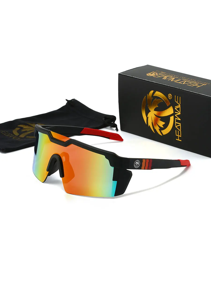 AliExpress A Gift Box Set of New Fashionable and Luxurious Unisex Sunglasses, Retro Large-Frame Sports-Style Cycling Glasses, Halloween Decorative Glasses, the Perfect Gift Choice