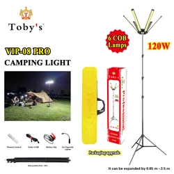 2022 hot sell led camping lamp Factory 12V/220V COB outdoor travel work camping light case