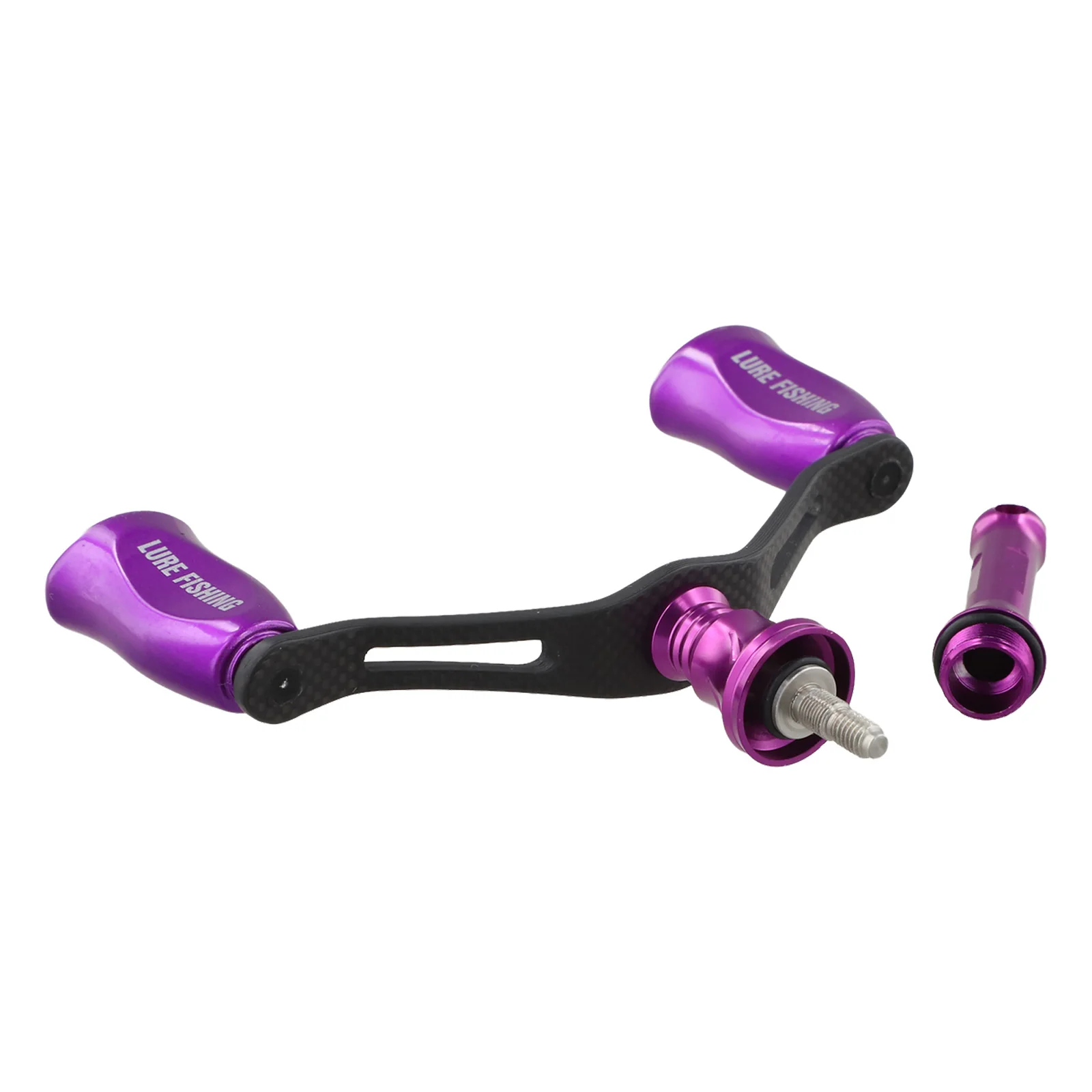 For NASCI For Sephia Ball Bearing Grip Double Rocker Handle Fishing Tackle Improvement Blue Purple Reel Upgrade
