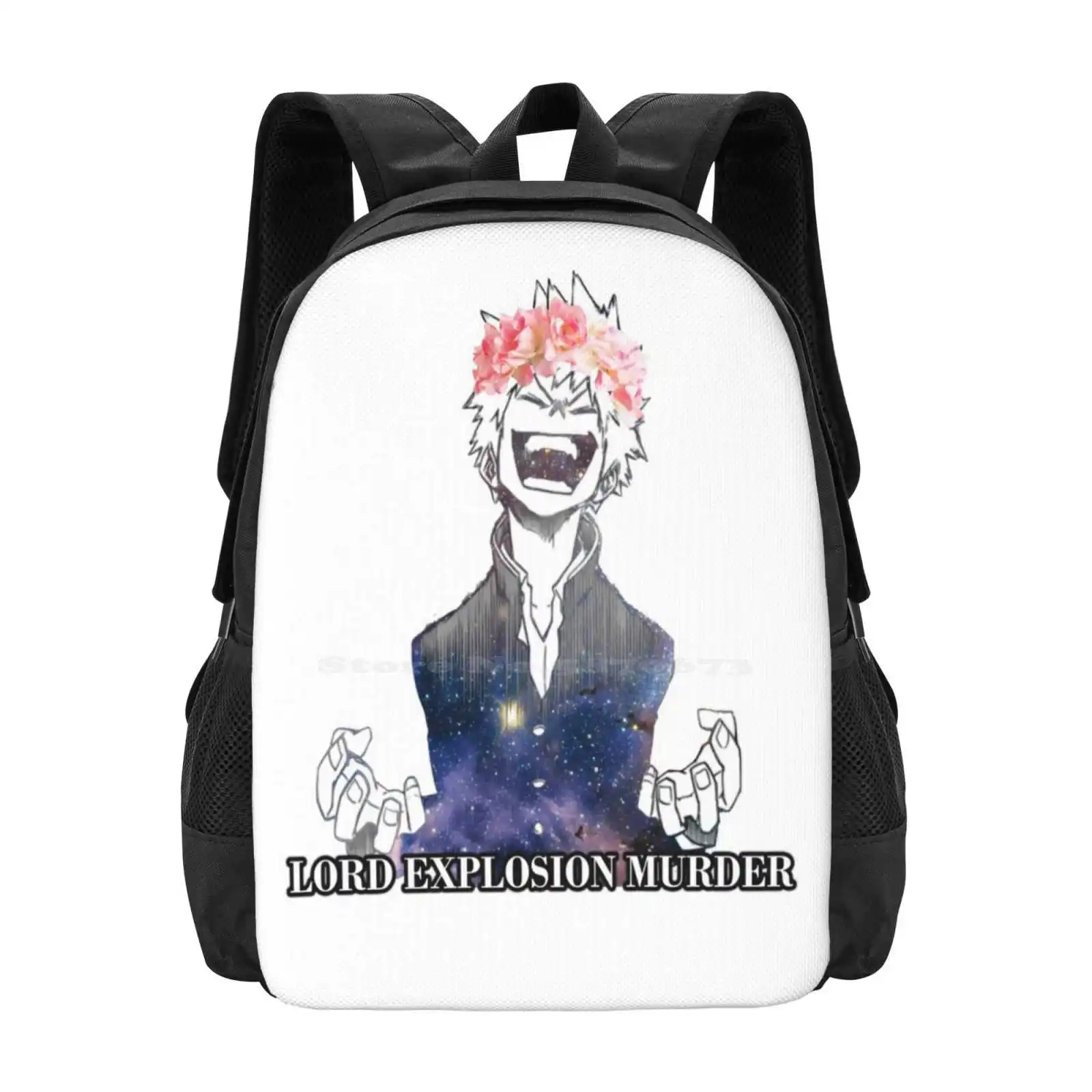 

Lord Explosion Pattern Design Bagpack School Bags Bnha Boku No Hero Academia Izuku Deku Midoriya Bakugou Kacchan Anime Manga