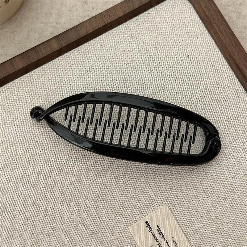 Mehrfarbige Bernsteinfarbene Bananenklammer, Pferdeschwanzhalter, Elegante Hochkronen-Haarspange, Damen-Haaraccessoires, Stilvoll und Vielseitig – Detail 5
