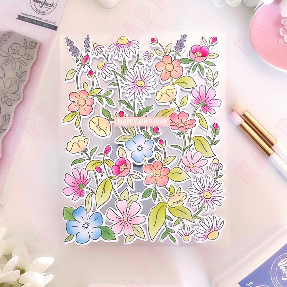 New Dies Stamps DIY Metal Cutting Hot Foil Sunshine & Smiles Sentiments Dies Scrapbooking Craft Engraving Making Greeting Card