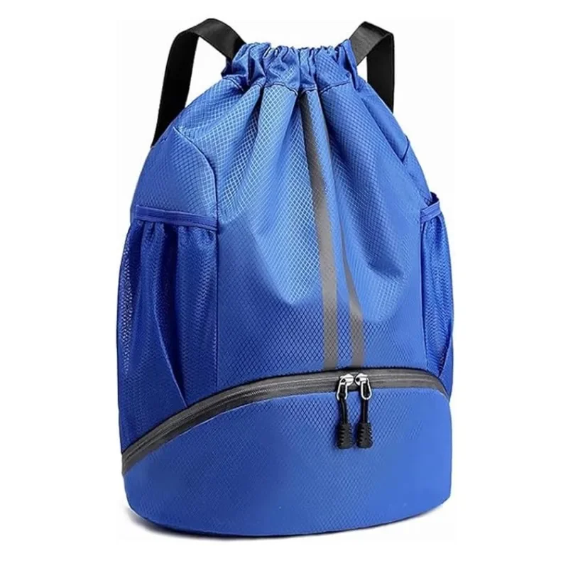 

1pc Sport Basketball Backpack, Drawstring Soccer Backpack with Ball and Shoe Compartment, Gym Bags for Men/Women