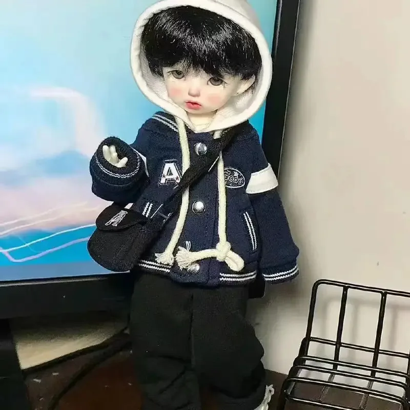 新しい1/6ドール服スーツ、30cm BJDドール用、キュートな野球セットドレスアップ、女の子のおもちゃ、プレイハウスドールアクセサリー、ドールなし