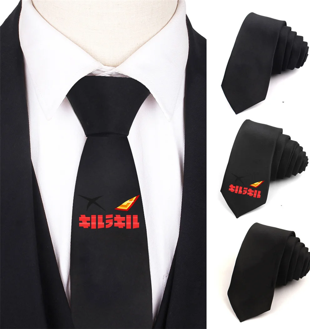 

Kids Necktie Anime KILL la KILL Necktie Boy's Children Necktie Cotton Neck Tie Teenager Neck Tie Halloween Necktie