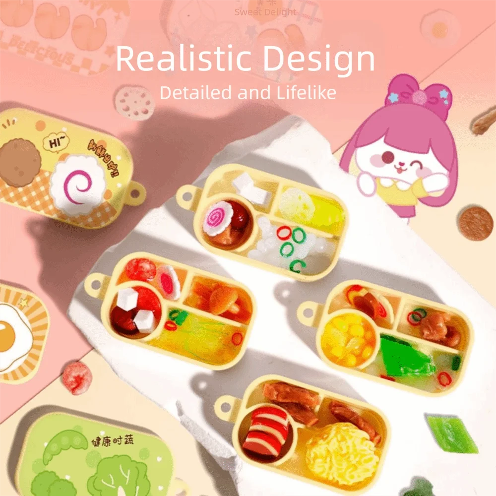 Funny Multicolor DIY Dessert Chef Kit DIY Food Mixed Design 3D Clay 3D Effect Cute Style Imitate Food Cooking Girls Playtime