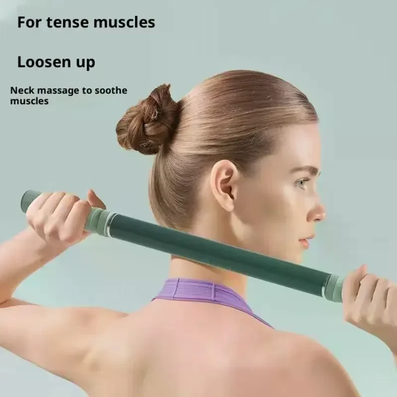 أسطوانة عصا اليوغا المريحة لتمدد الجسم والاسترخاء، جهاز التدريب المنزلي والرياضة في الهواء الطلق