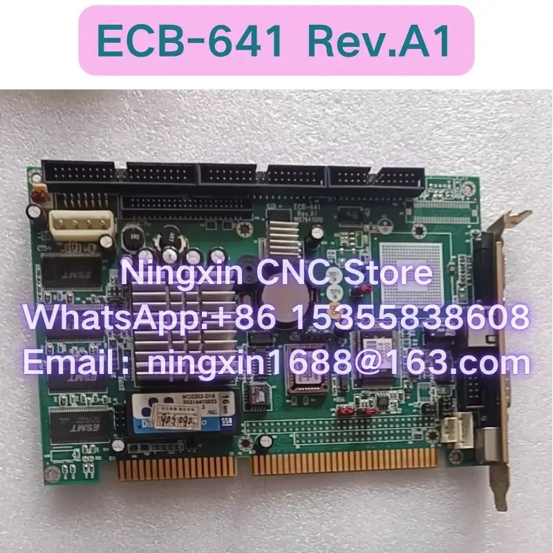 Second-hand ECB-641 Rev.A1 Industrial control motherboard Functional test OK Fast delivery