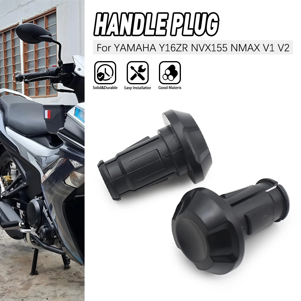 

Motorcycle handlebar Counterweight grips ends Cap Hand Grips Bar End Plug For YAMAHA Y16ZR NVX NMAX V1-V2 AVANTIZ SOLARIZ