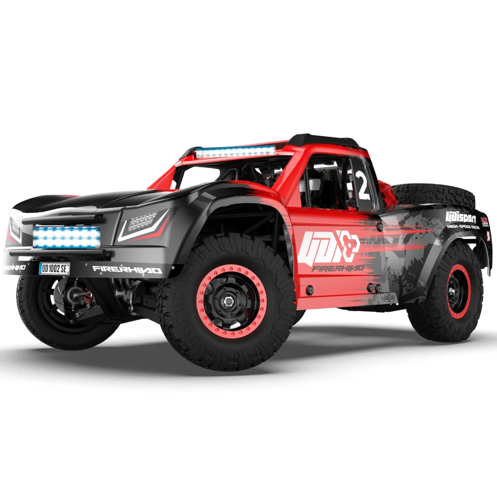 

UDIRC 1002 1002SE RTR 1/10 2,4G 4WD 60 км/ч Радиоуправляемый автомобиль бесщеточный короткий курсовый грузовик светодиодный светильник гироскоп вездеход внедорожный грузовик