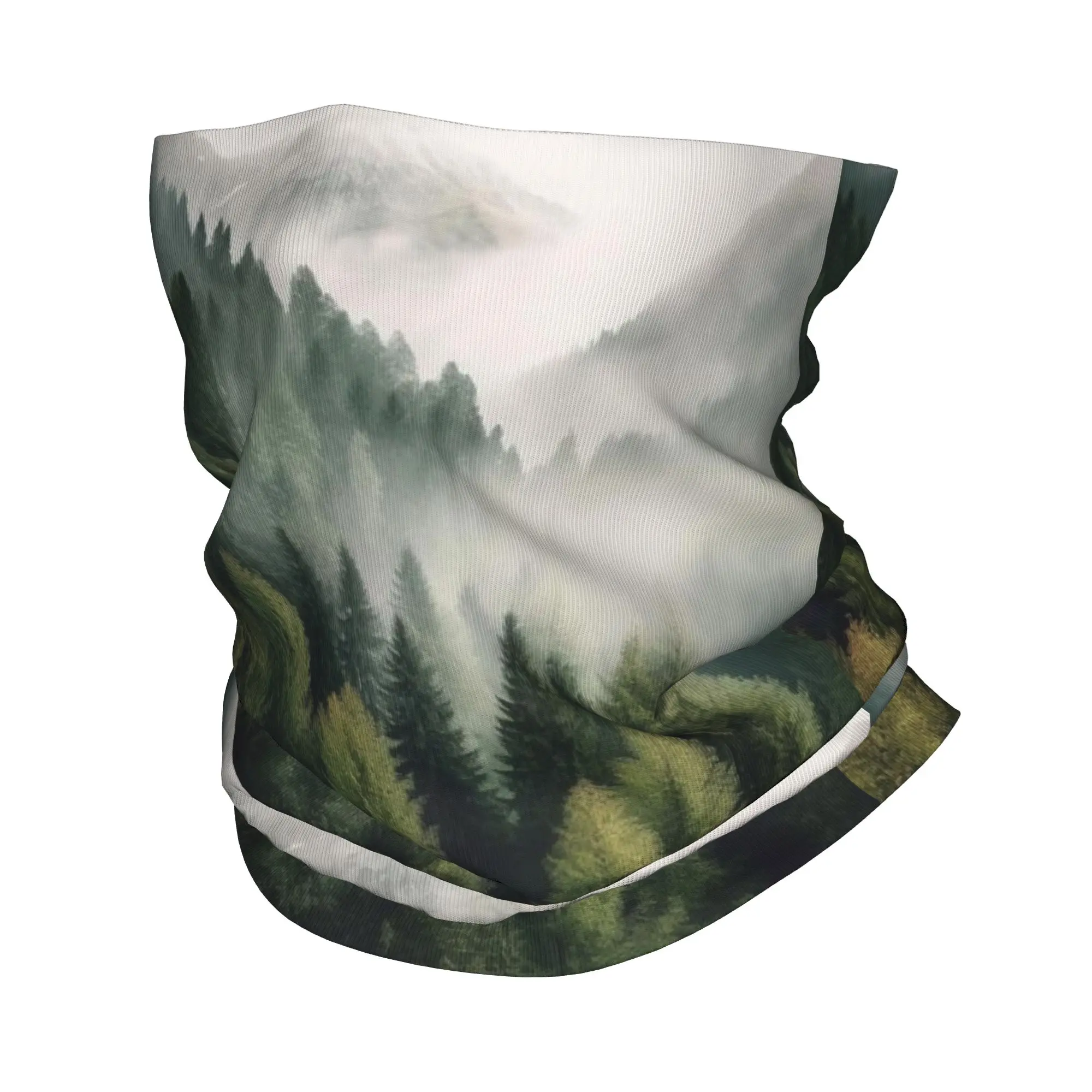 

Mountain Scenery Bandana Neck Gaiter Printed Wrap Scarf Multi-use Headwear Outdoor Sports Unisex Adult