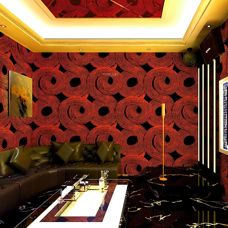 Ktv ボックス専用壁紙テーマカラオケ 3D バー背景壁家の装飾壁布廊下点滅 PVC ウォールステッカー