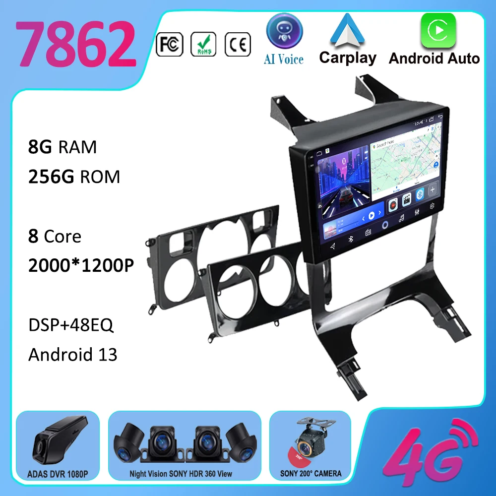 

Car Auto Radio Multimedia Video Player For Peugeot 3008 5008 AT MT 2009 -2015 GPS Serero Carplay Head Unit 4G No 2 Din DVD QLED