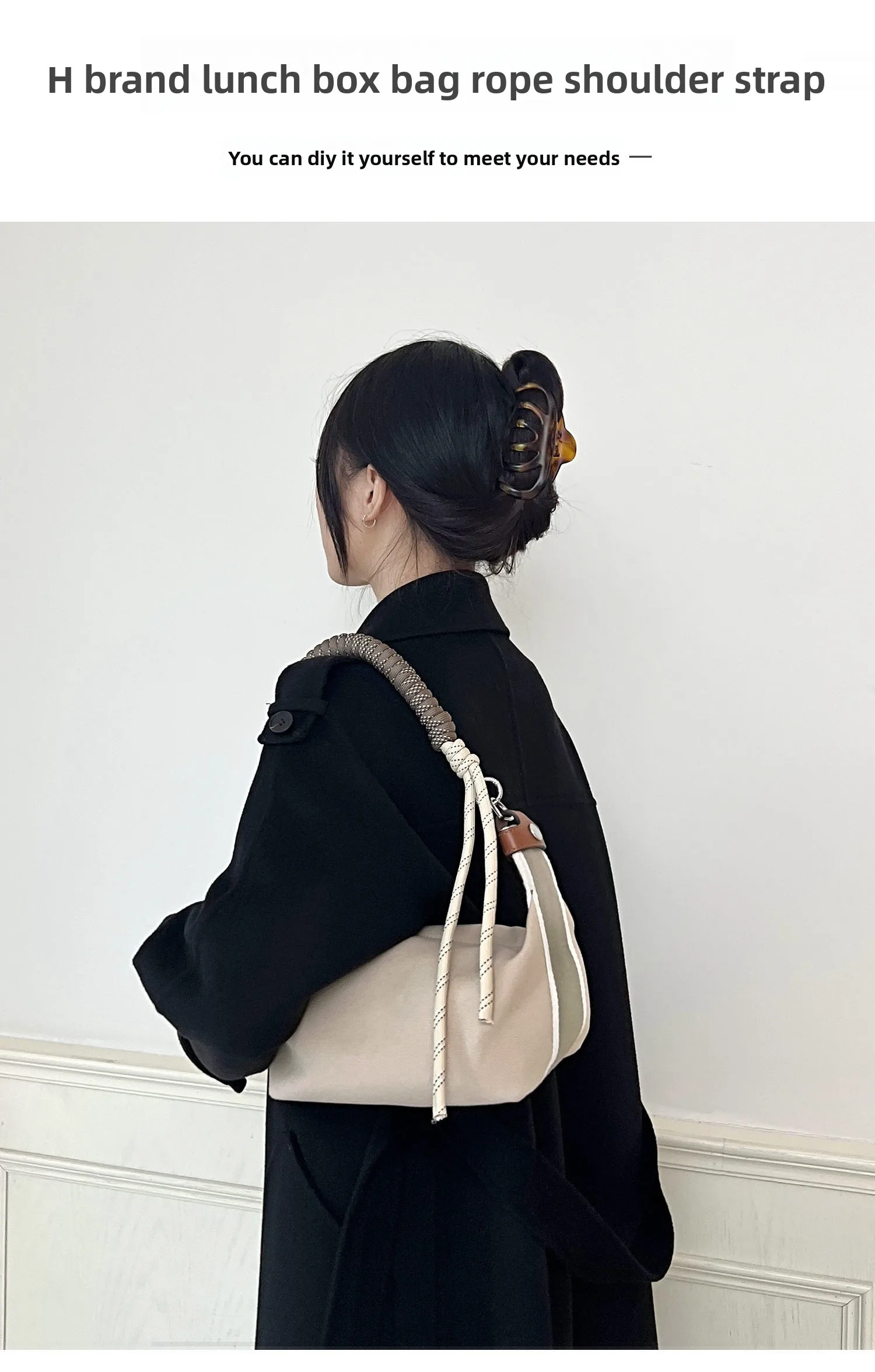 Woven Hand Strap and Underarm Strap Conversion Buckle for Bride a Brace Case S Bag Strap Modification No Damage to Your Bag