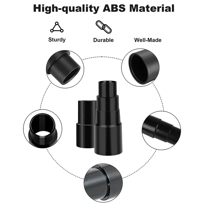 -A90P 3 Pack Universal Vacuum Hose Adapter Wet Dry Vacuum Converter Reducer Attachments For Vacuum Cleaner Accessories