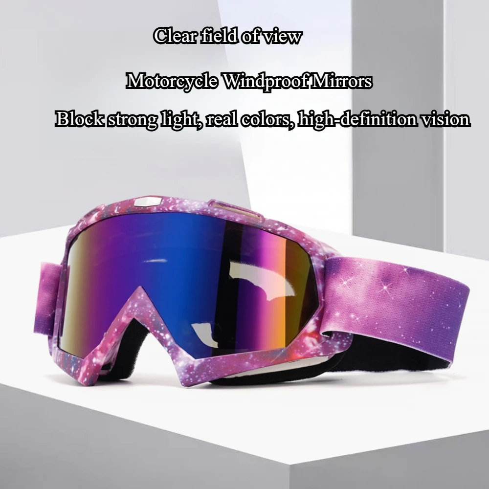 

Newest Motorcycle Goggles For Men Motocross Sunglasses Safety Protective MX Night Vision Helmet Goggles vintage Driving Glasses