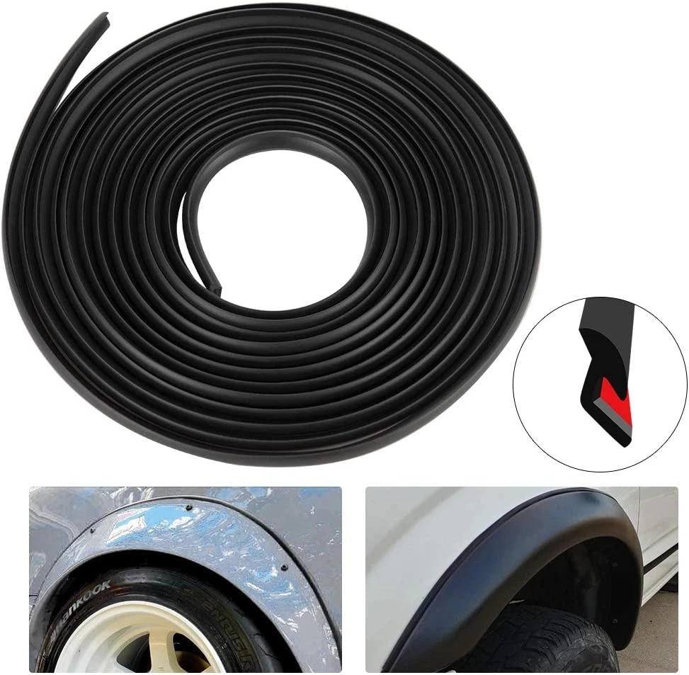 Bumper Lip Side Skirt Automotive Rubber Seal Universal 30Feet 9M Rubber Side Skirt Protector Cover Car Bumper Guard Strip Air D