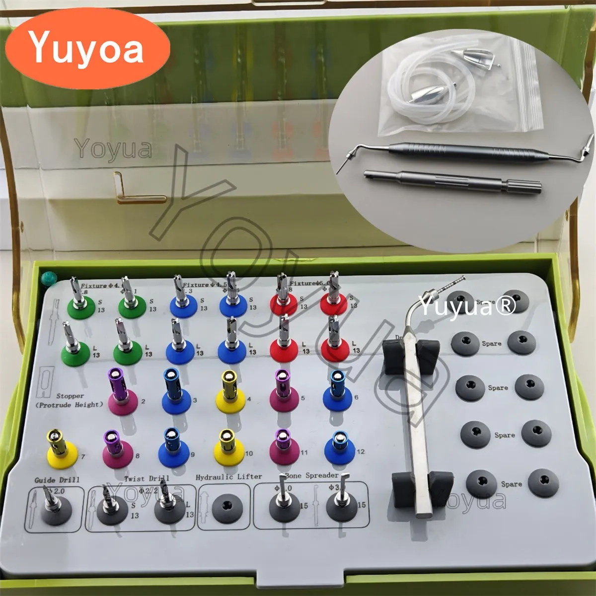 

Стоматологический ящик для инструментов для подъема верхнечелюстной пазухи Альтернатива для Implants Osstem CAS KIT Crestal Approach Sinus Kit Хирургические инструменты