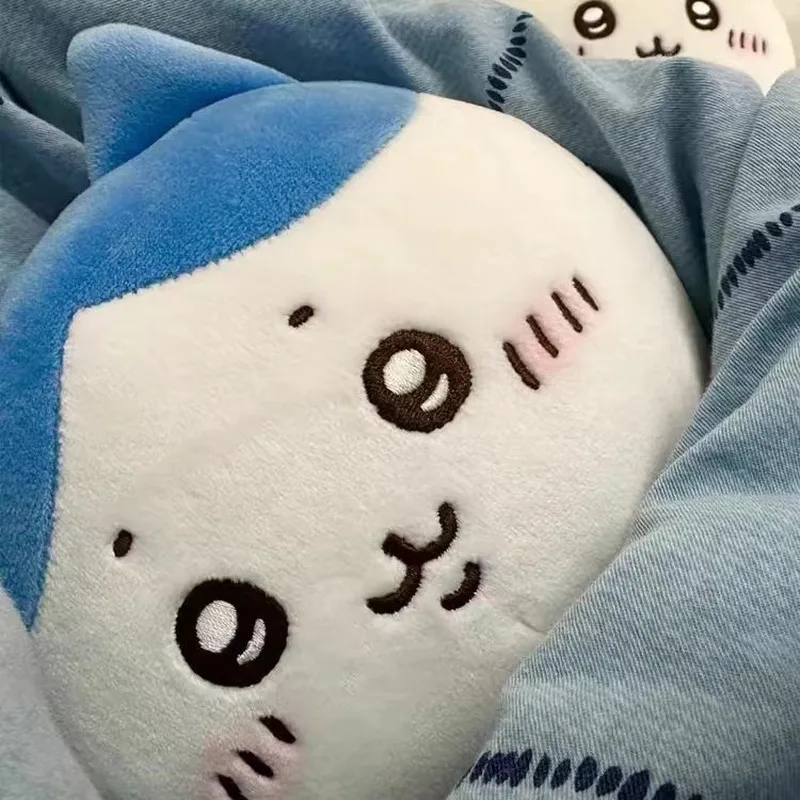 In Stock MINISO Chiikawa Hachi Kawaii Plush Pillow 30cm Stuffed Animal Anime Couch Sofa Decor Sleep Buddy Gift for Anime Fans