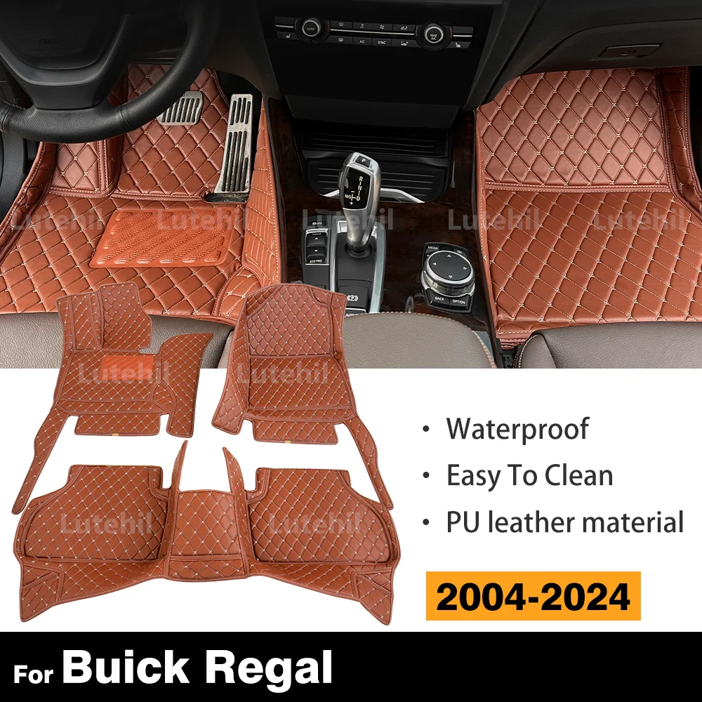 

Для Buick Regal 2004-2024 2023 2022 2021 2020 автомобильные коврики на заказ, автомобильные подушечки для ног, автомобильный ковер, аксессуары для интерьера