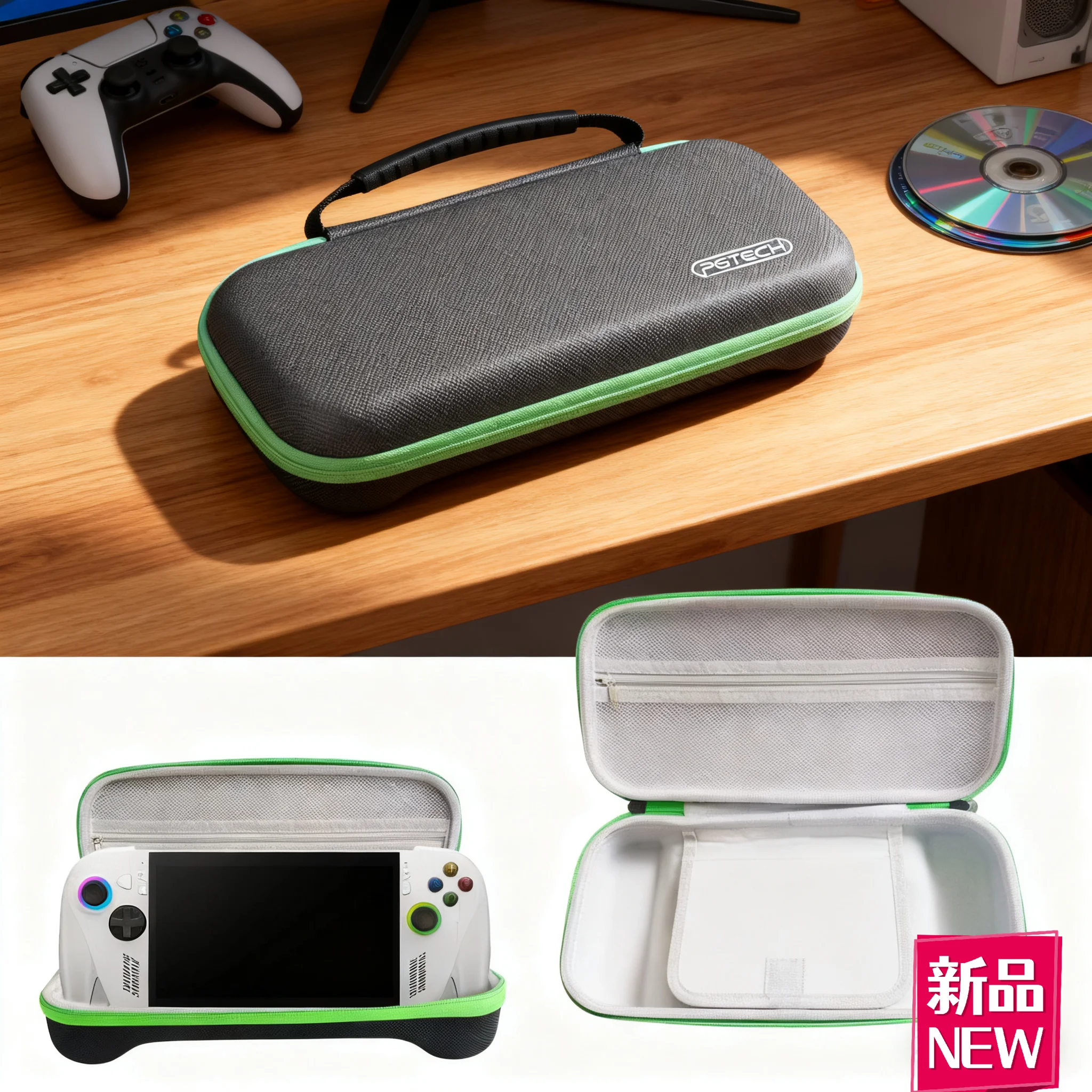 

Водонепроницаемая сумка для хранения ROG Ally, портативных консолей Xbox, противоударный чехол с защитой от падения и мягкой подкладкой