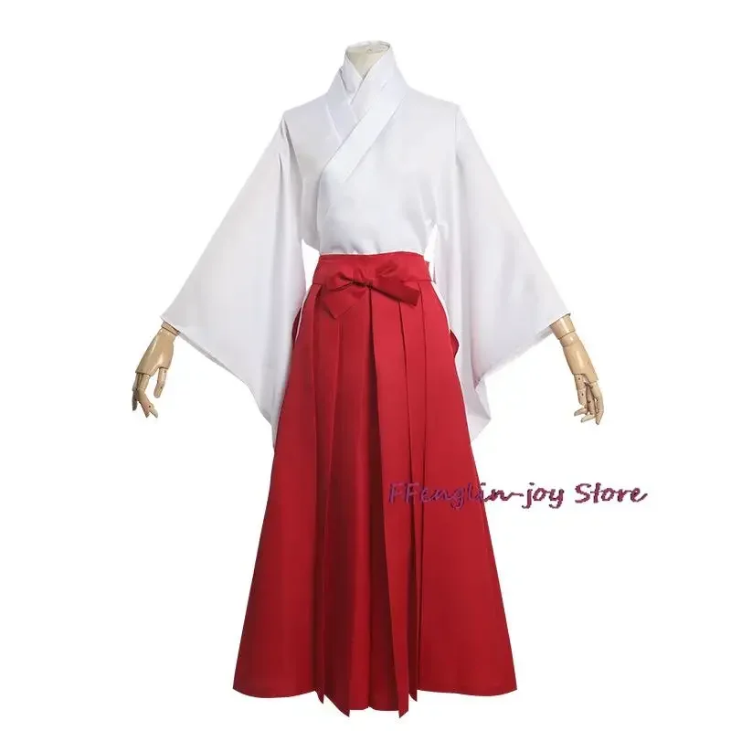 

Аниме Iroi Utahime Cospaly Kostuum Kimono Rode Rok Pruik Tattoo Sticker Boog Volledige Set Uniformen Kostuums