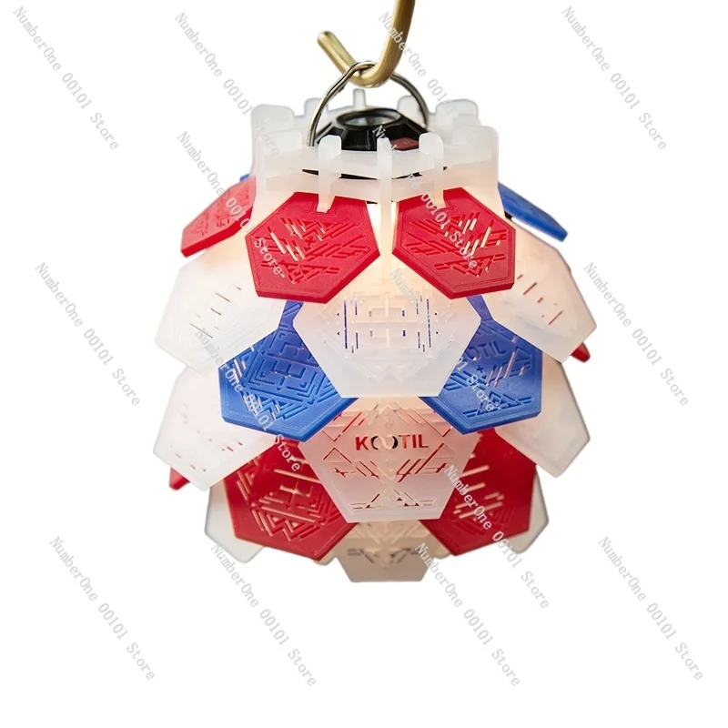 Outdoor Camping Lamp Shade GZ Light Acrylic Walnut Pine Cone Decor for LED Flashlight Atmosphere Decoration Accessories