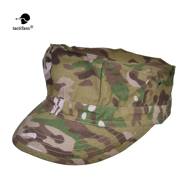 Tactifans Octagon Camouflage Hat Tactical Cap RipStop Nylon Hat Sport Outdoor Hunting Tactical Gear Free Size