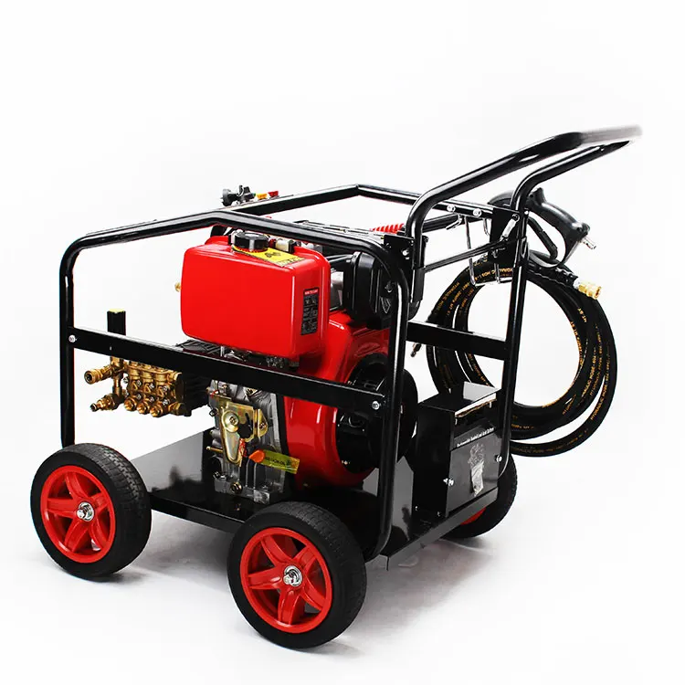 

High Pressure 250bar 10HP Diesel Non-toxic Trailer Power Wash Machine Pressure Washer Car
