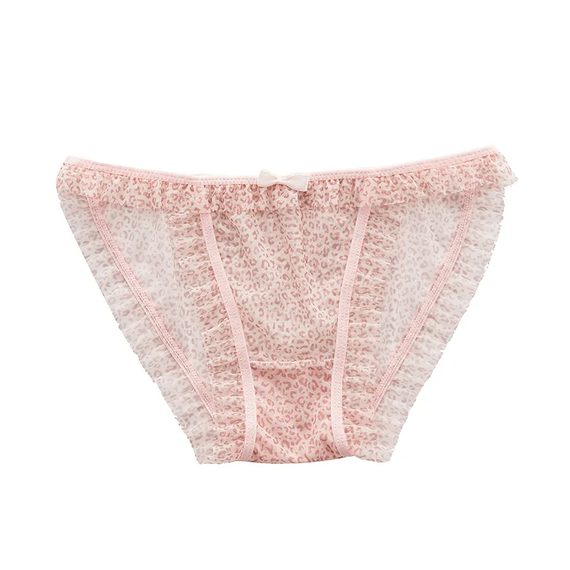 Girls Underwear 3pc/lot panties lace low Bow Waist Briefs Young Girl teenagers Pants children students grenadine