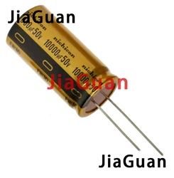 4pcs NEW NICHICON FW 10000UF 50V 25X50MM audio Electrolytic Capacitor 50V10000uF filter amplifier 50V 10000UF UFW1H103MRD