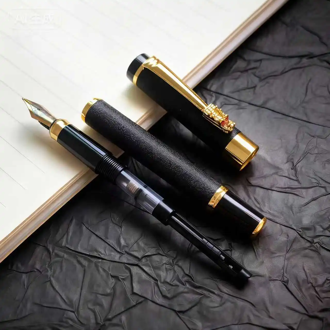 1 قطعة قلم معدني للفرك، طرف ليريديوم متوسط الحجم 0.5 مم، طلاب المدارس المكتبية للرجال والنساء، أفضل قلم حبر للكتابة اليومية، #6