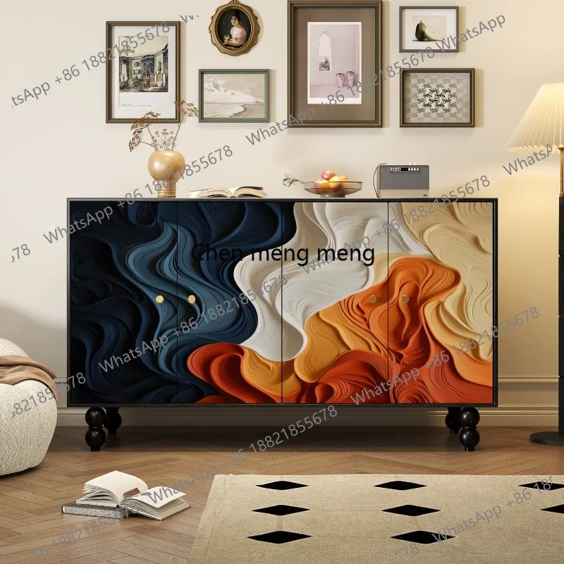 

Современный простой приставной шкаф из массива дерева для прихожей, гостиной, винный шкаф, декоративный шкаф для хранения.