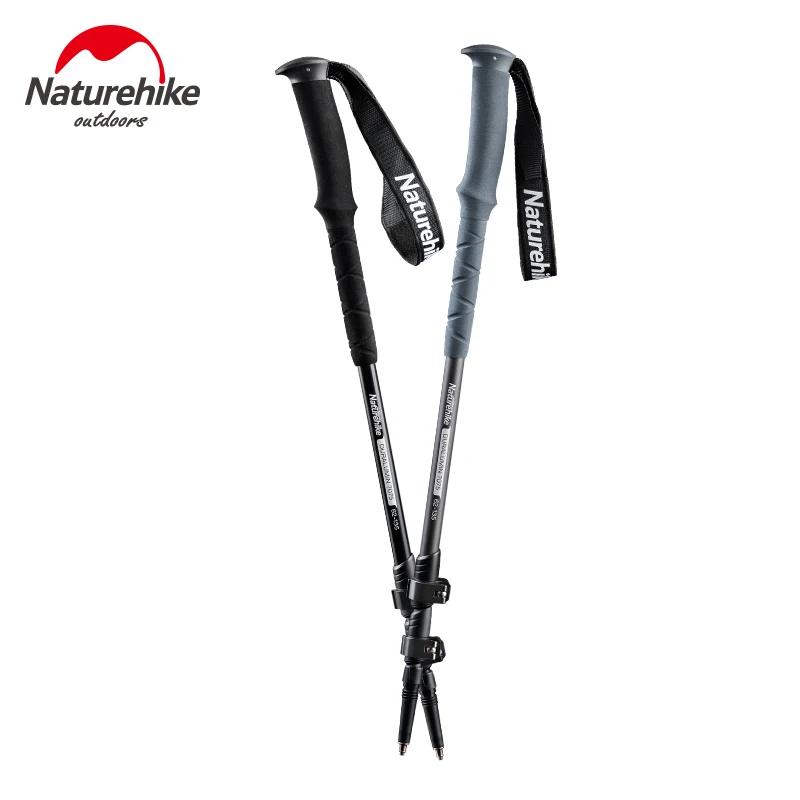 

Naturehike Outdoor Aluminum Alloy Trekking Pole Cane Ultra-Light Telescopic Hiking Trekking Pole Climbing Equipment