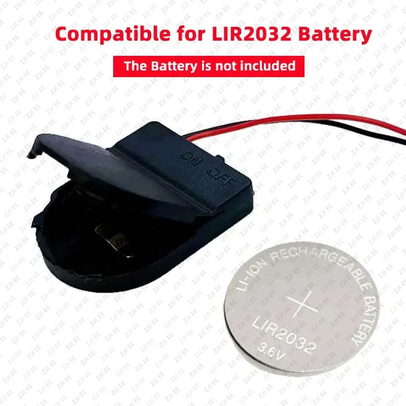 Raspberry Pi 5 RTC Battery Box Suitable for CR2032 / LIR2032 Battery Real Time Clock Holder for RPI 5 ( Battery Is Not Inclued )