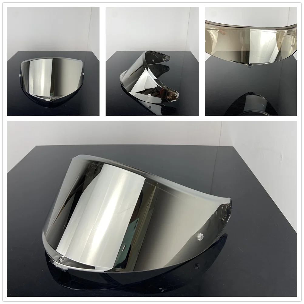 K6S Viseiras Capacete Helmet Face Shield Visor Windshield for AGV K6 High Toughness Strength Sunshield Electroplating Process image 3