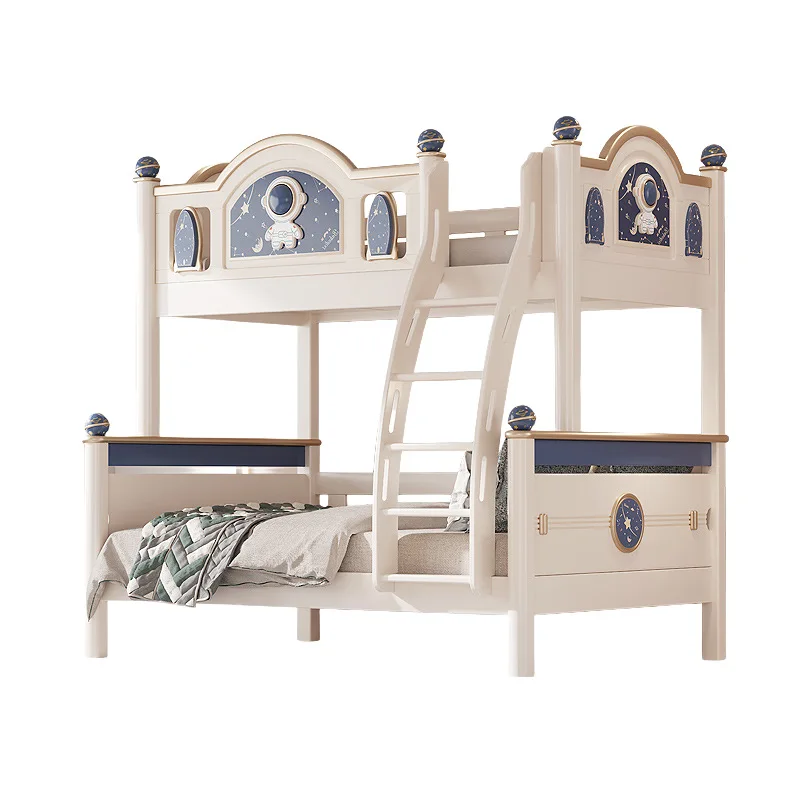 

Upper and lower beds, all solid wood, bunk beds, children's beds, upper and lower bunk beds, wooden beds