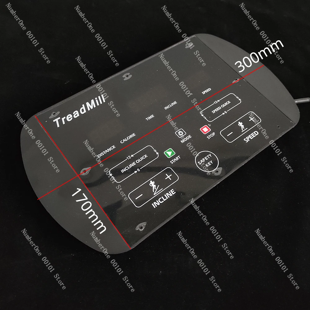 Treadmill Control Panel \\Console \\Display, Suitable for 1-4hp DC Electric Universal Treadmill Repair Kit