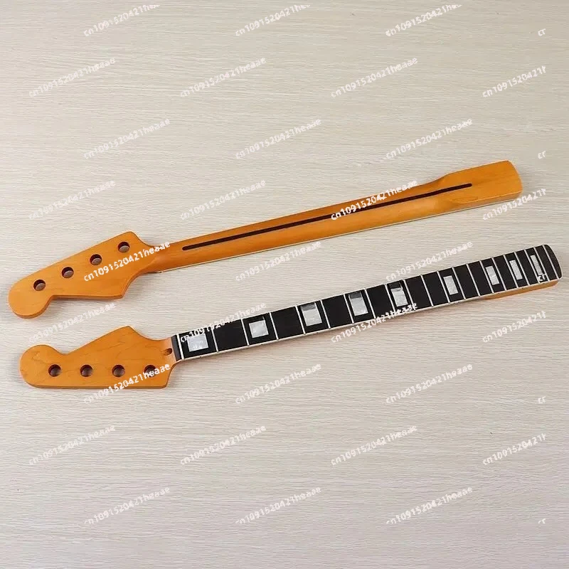 Suitable for Four-string bass guitar neck electric guitar matte 20-pint handle square electric bass handle