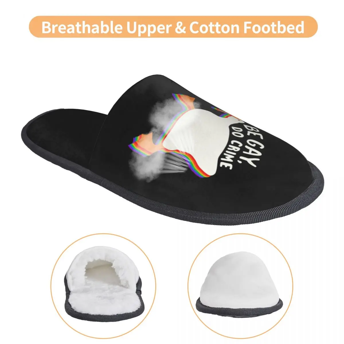 مخصص يكون مثلي الجنس تفعل الجريمة أوزة النعال رغوة الذاكرة الدافئة لينة النساء شبشب منزل غرفة نوم أحذية مريحة