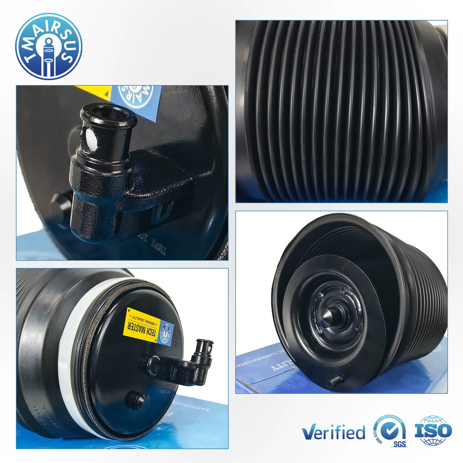 نوابض تعليق هوائية خلفية يسار ويمين عالية الجودة ومتينة لسيارة لاند كروزر GX460 2010-2018 48090-60010 48080-60010