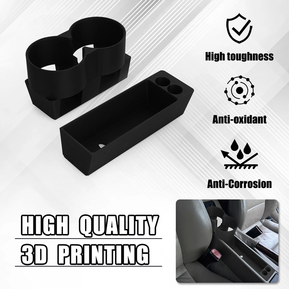 

1/2PCS Car Beverage Cup Holder Key Storage Box For BMW Z3 Center Console Tray With Cup Holder