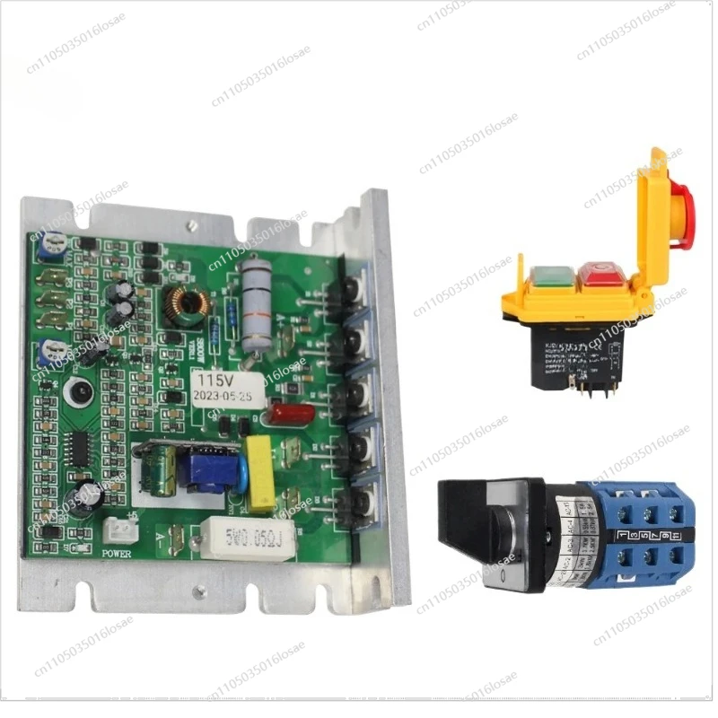 

Mini Lathe Main Control Board Control panel assembly 110V 220V DC Motor speed control With E-stop steering switch