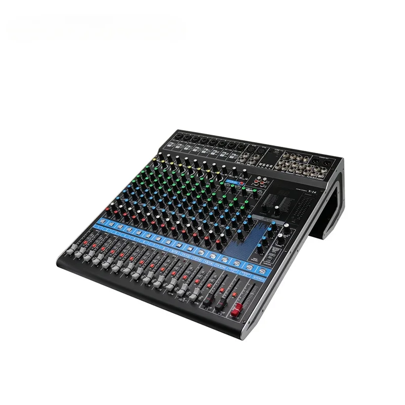 Y-16 profession elle 16 kanal 24 dsp tragbare video audio geräte elektronische stereo mp3 stufe dj mixer