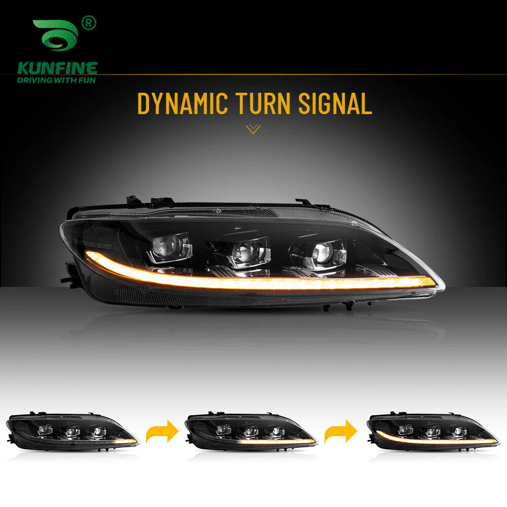 Car Styling Pair Of Car Headlight Assembly For Mazda 6 2003-2008 LED Head Lamp Car Tuning Light Parts Plug And Play