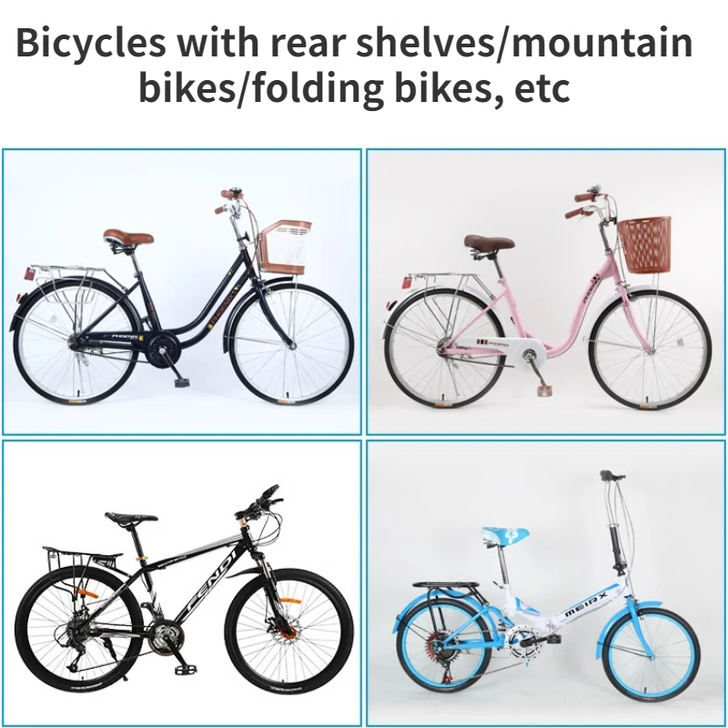 Bicycle Bold Iron Wire Basket Mountain Bike Rear Shelf Storage Basket Outdoor Folding Bicycle Pet Basket 자전거 바구니