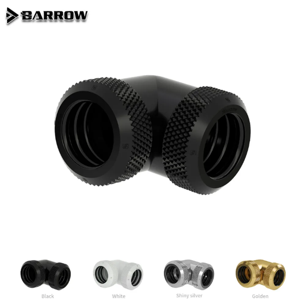 Raccordi di raffreddamento ad acqua Barrow Parti di collegamento per tubi in ottone curvi da 90 gradi F-F/M-F Filettatura G1/4 OD12mm/14mm Custodia per PC MOD TWT90KN
